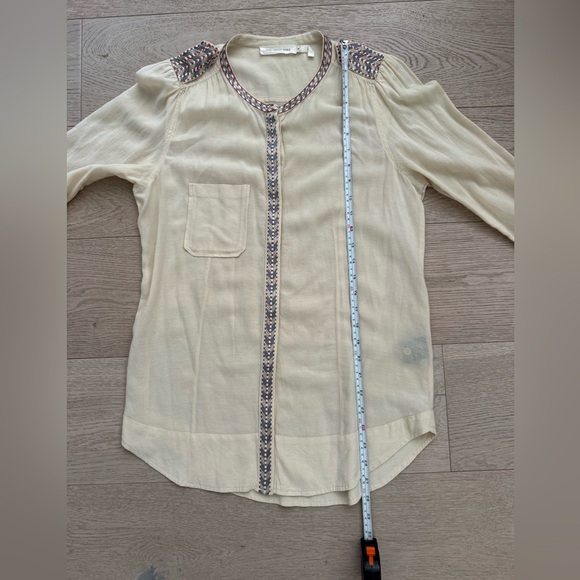 ISABEL MARANT ETOILE blouse size 40 (US 10)color beige - Picture 11 of 12
